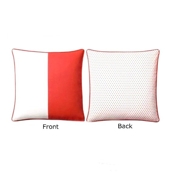 IKEA Malinmaria Cushion Cover Red White Polka Dot 50 X 50 CM 100 Cotton Freep p Etsy UK