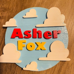 Cloud Baby Nursery sign