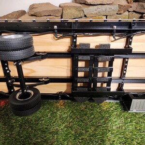1/10 Scale Gooseneck RC Flat Bed Trailer W/lights and Leaf Spring ...