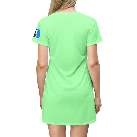 mint t shirt dress The Perfect T Shirt Dress in Mint Ribbed