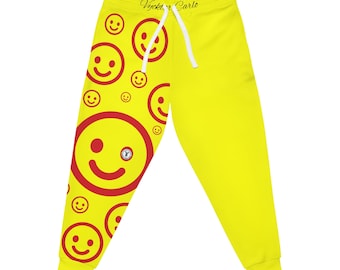 Juice Lightning "a smile is contagious" Athletic Joggers (AOP)