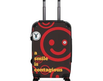 Dark Chocolate Honey "a smile is contagious" Suitcase