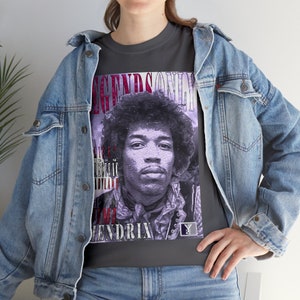 Legends Only Jimi Hendrix Purple Tint Heavy Tee
