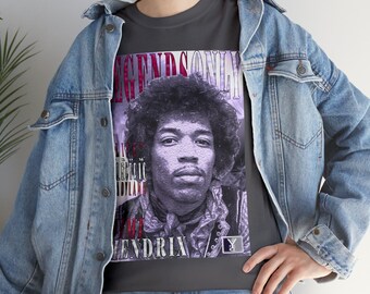 Legends Only Jimi Hendrix Purple Tint Heavy Tee