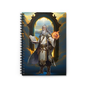 Magical Wizard Notebook for D&D Adventures/Fantasy Planning, DnD Journal, Enchanting Spell Book , Dungeon Master Organizer, Roleplaying Gift