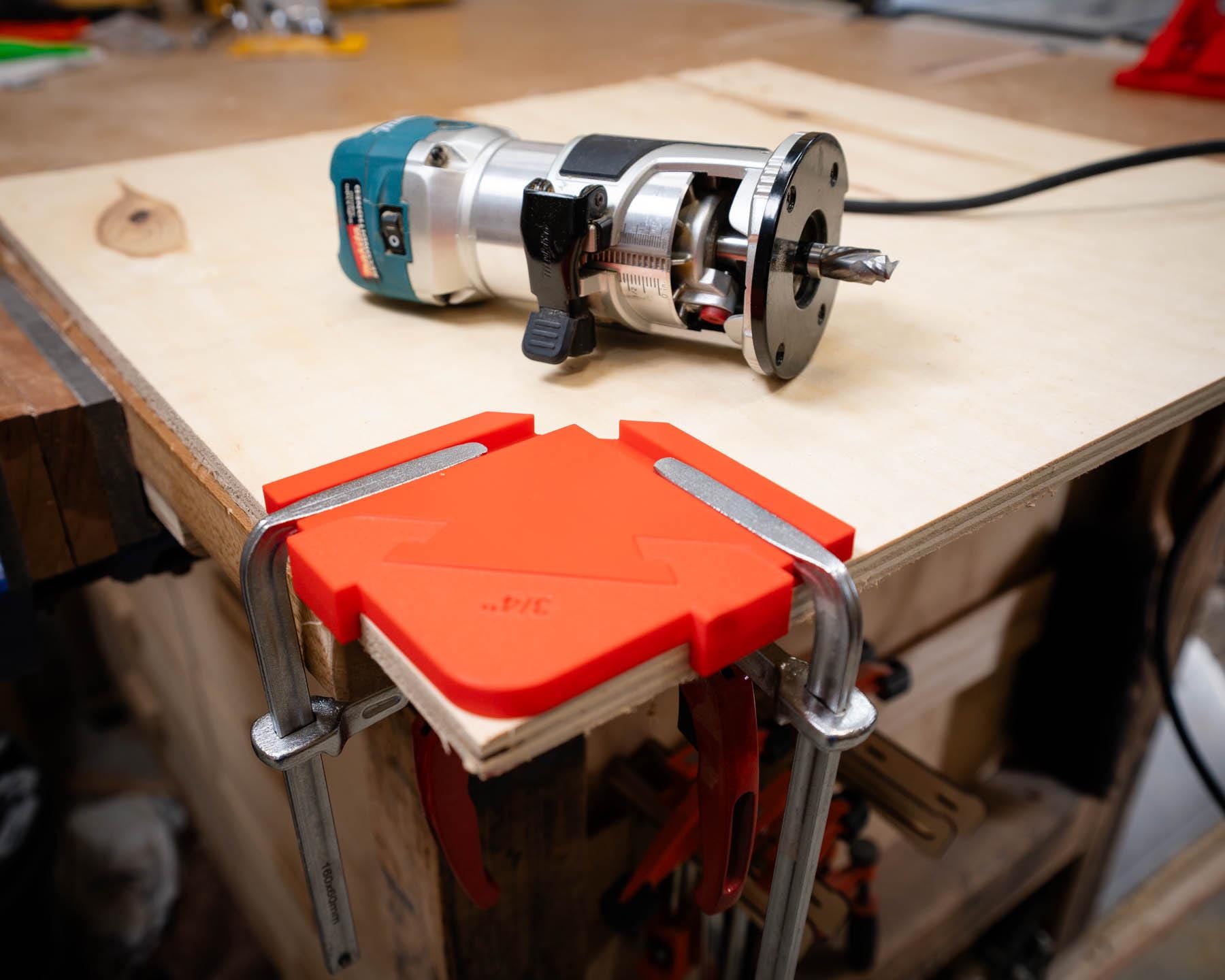 Clamping Router Corner Radius Jig Template – Woodworking Guide for ...
