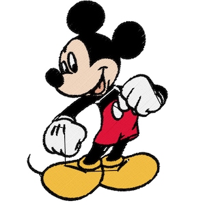 Mickey Mouse Digital Embroidery File