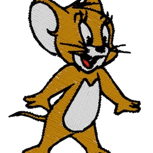 Tom and Jerry Mouse Digital Embroidery File