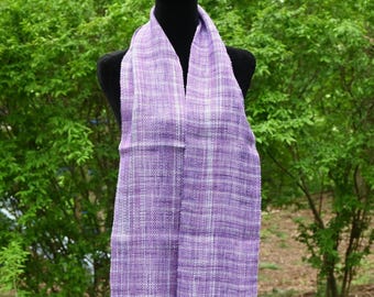 Handwoven handdyed 100% tencel scarf