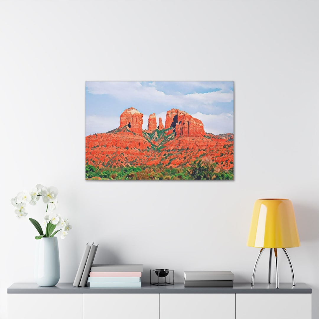 Arizona Printable Art, Sedona Red Rocks Art, Sedona Red Rocks Arizona ...