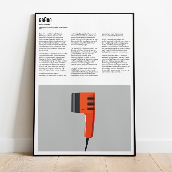 Poster Braun - Etsy UK