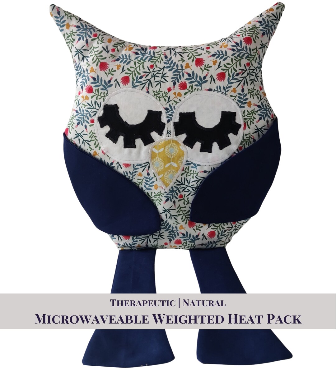 Owl Microwaveable Rice Bag Heat Pad Weighted Stuffed - Etsy