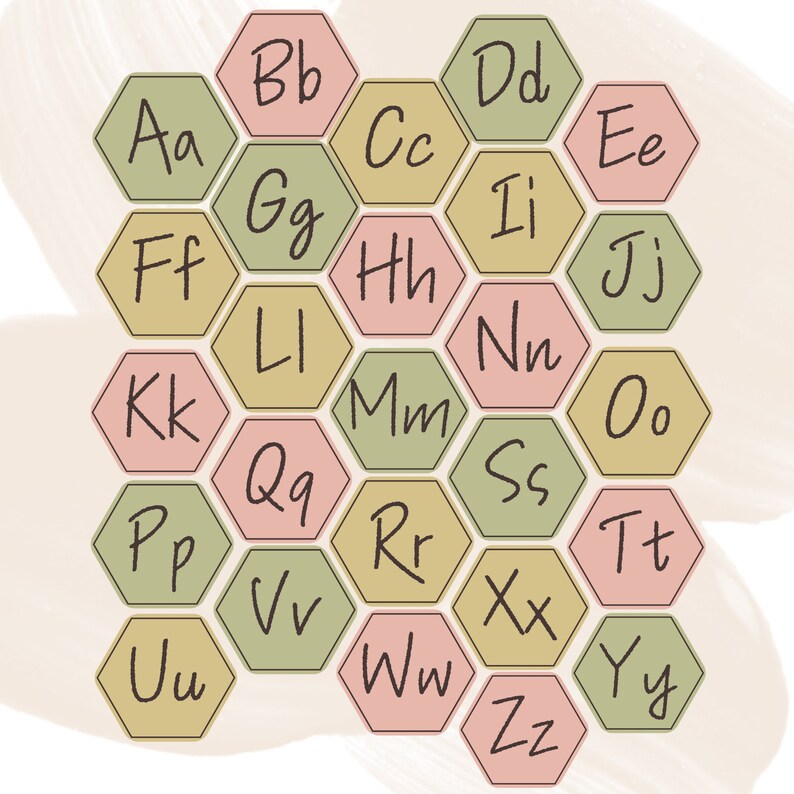 Alphabet Wall Tiles - Etsy