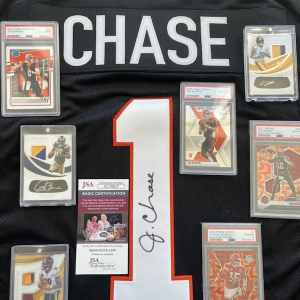 Jamar Chase Autograph Card Etsy