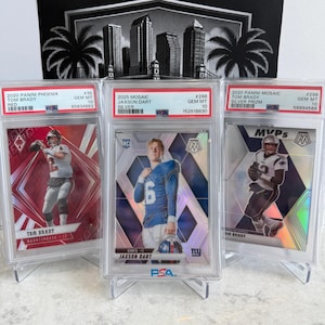 graded football cards for sale PSA Card Mystery Pack | PSA Graded Soccer Card | PSA Grade 8+ Guaranteed | Contains One PSA Graded Vintage, Rookie, Legend or Current Star The checklist is packed with talent Assorted Vintage Football Graded Cards