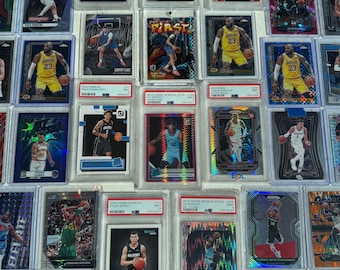 NBA Basketball Card Starter Pack | 50 NBA Cards | LeBron, Jalen Brunson, Wemby, Jordan| New Sports Collector Gift | Autographs, Memorabilia