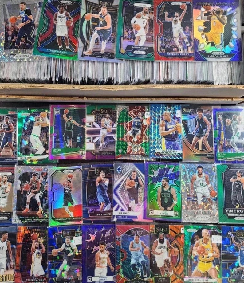 NBA Basketball Hot Pack- 10 Cards - Guaranteed Graded Card - Guaranteed Spurs Victor Wembanyama or Brunson Card - Hits - Rookies, Autographs image 2