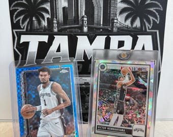 NBA Basketball Card Hot Pack - Guaranteed Victor Wembanyama Card - Hits - Rookies, Autographs, Memorabilia - Look For Wembanyama Rookie