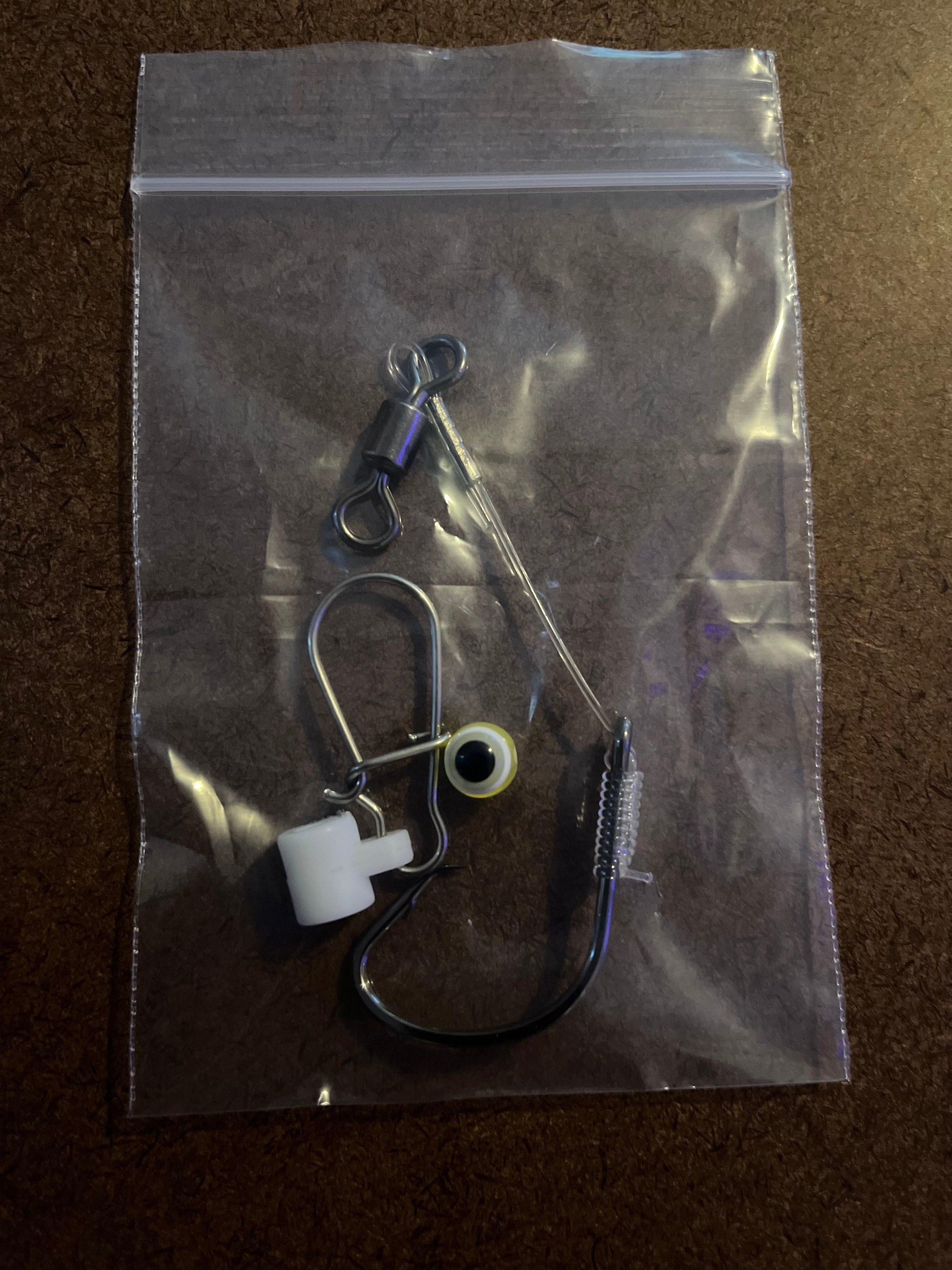 5 Pack Red Drum Fishing Rigs hatteras Style 100LB Mono 6/0 Circle Hooks