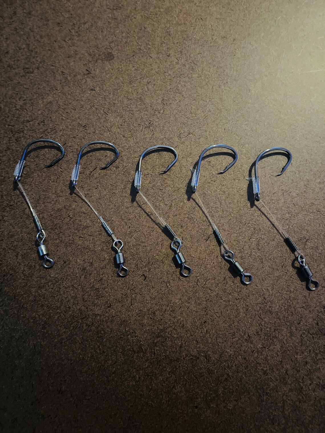 5 Pack Red Drum Fishing Rigs hatteras Style 100LB Mono 6/0 Circle Hooks fish Finder Etsy