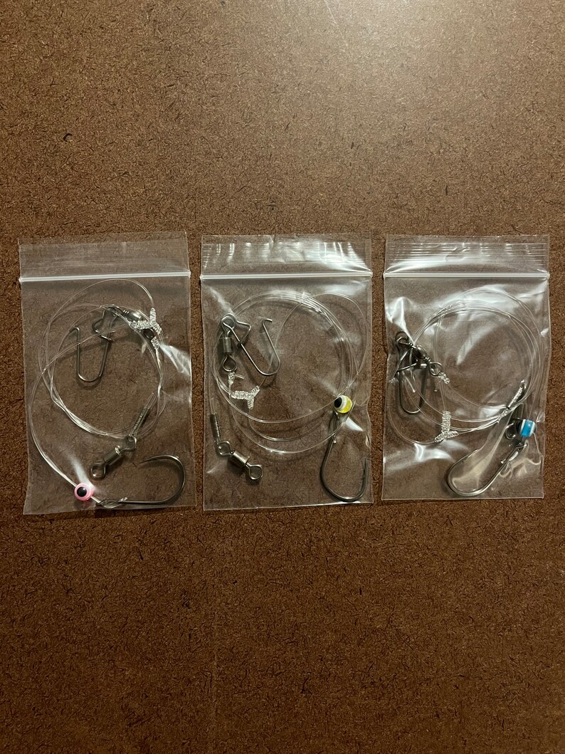 Modern T-knot single Dropper Deep Sea Rigs/surf Fishing Rigs 80lb Mono ...