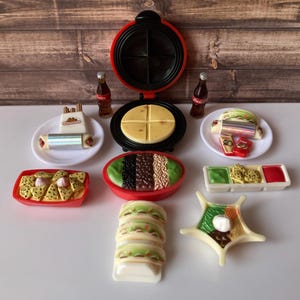 1:6 Scale Mexican Food Dinner Set - Dollhouse Miniature Food