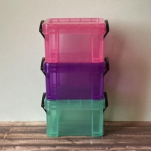 1:6 Scale 3 ct. Miniature Storage Containers - Dollhouse Miniatures