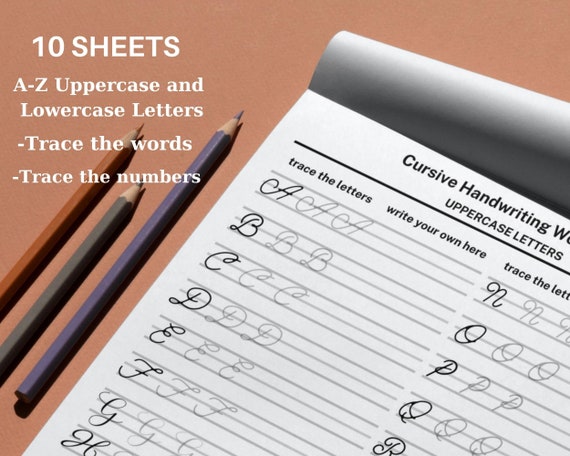 Basics of Calligraphy Practice Sheet Templates | Calligraphy Printable|Cursive Worksheets|handwriting sheets|Basics of Brush Pen Calligraphy