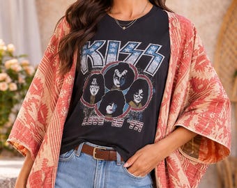 Up cycled Kantha tee