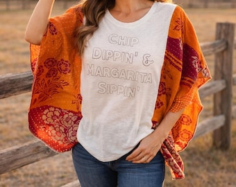 Up cycled Kantha tee