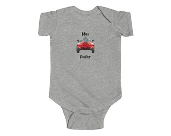 Mini pooper Infant Fine Jersey Bodysuit