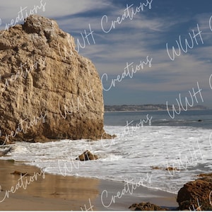 El Matador Beach Digital Print