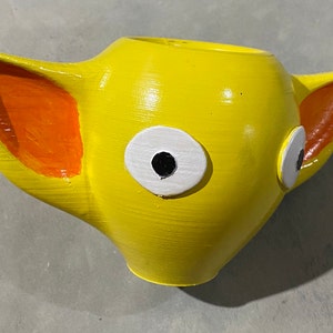 Yellow Pikmin Planter 3D print file