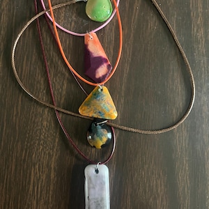 Recycled Plastic Necklaces