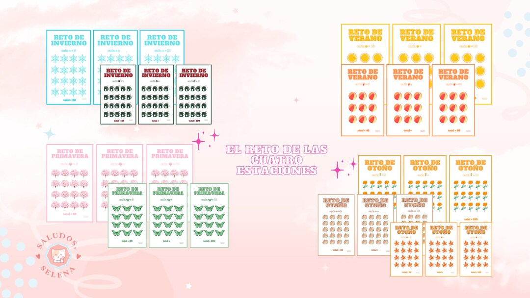 Printable Savings Challenge Printable Savings Challenge in Spanish Printable Savings Challenge Printable Savings Challenge in Spanish