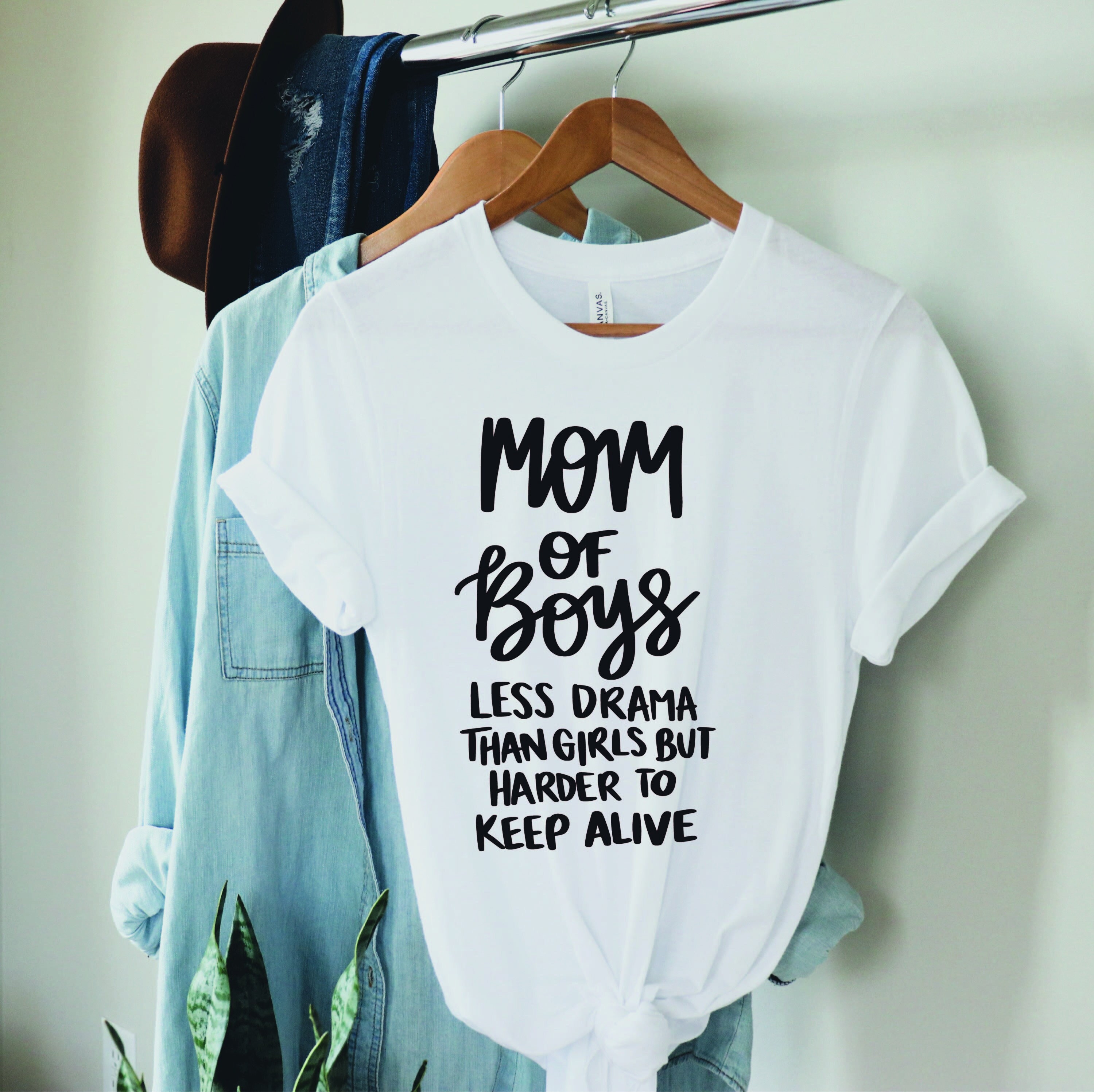 Boy Mom Shirt Less Drama Than Girls But Harder To Keep Alive Boy Mom Shirt Less Drama Than Girls But Harder To Keep Alive