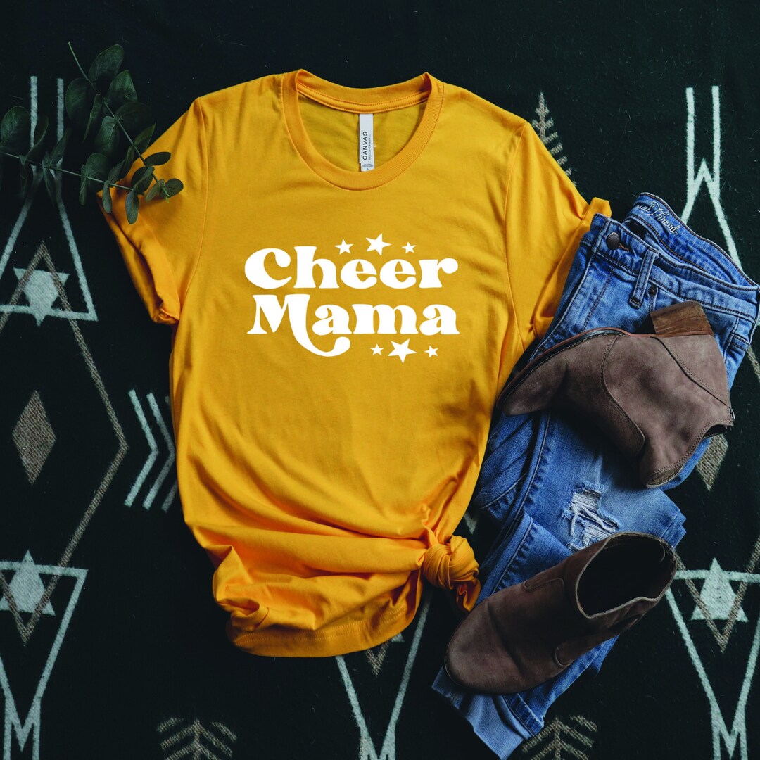 Cheer Mama Shirt, Cheer Mama Gift, Cheerleading Mom, Mom Life Shirt