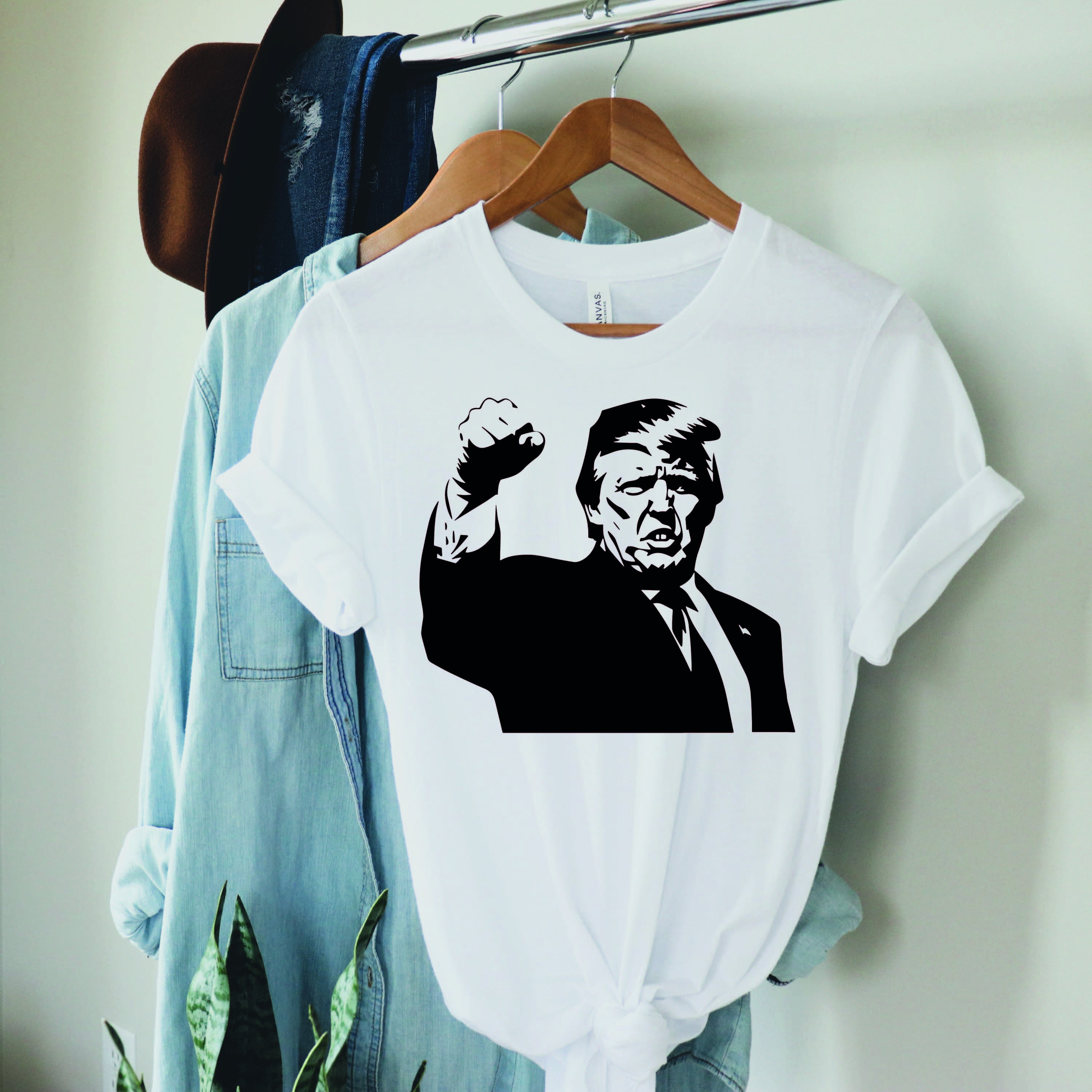Fight Trump Shirt, Trump Assassination T-Shirt, Donald Trump Shooting Tee, Never Surrender Tee, Republican Shirt, Make America Great Shirt