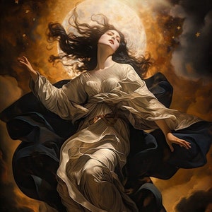 The Assumption of Mary Digital Download 25 x 33 vertical format