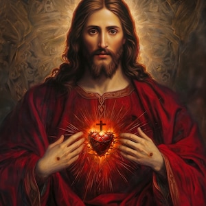 Sacred Heart benutzerdefinierte Größe auf 16 x 20 Digital Download