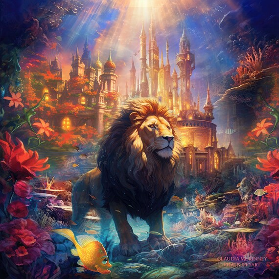 Lion king art discount