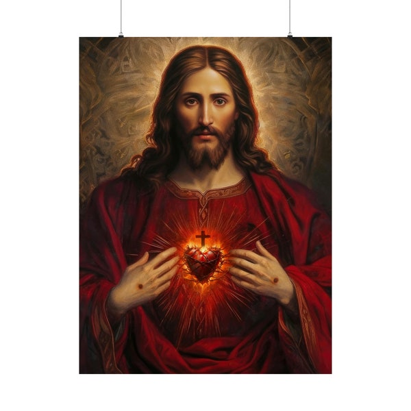 Sacred Heart Premium Matte Vertical Posters