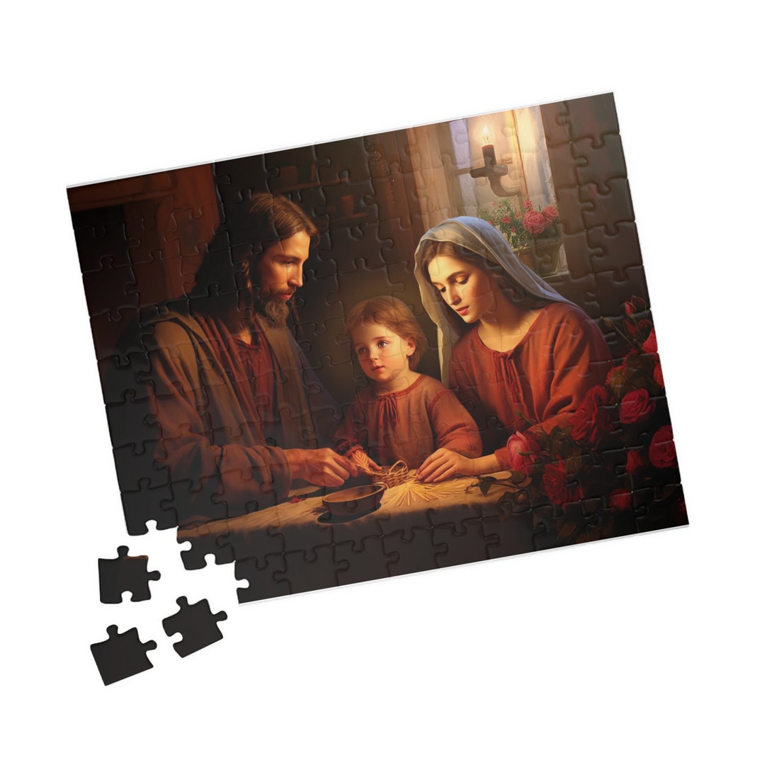 Homeschool Religious Puzzle Holy Family Jigsaw Puzzle Spiritual