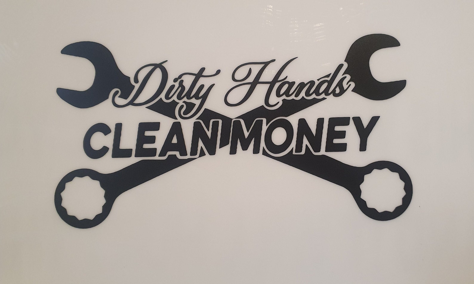 Dirty Hands Clean Money Crossed Spanners Digital Files ONLY Etsy