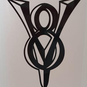 V8 Decal Logo Digital Files ONLY - Etsy Canada