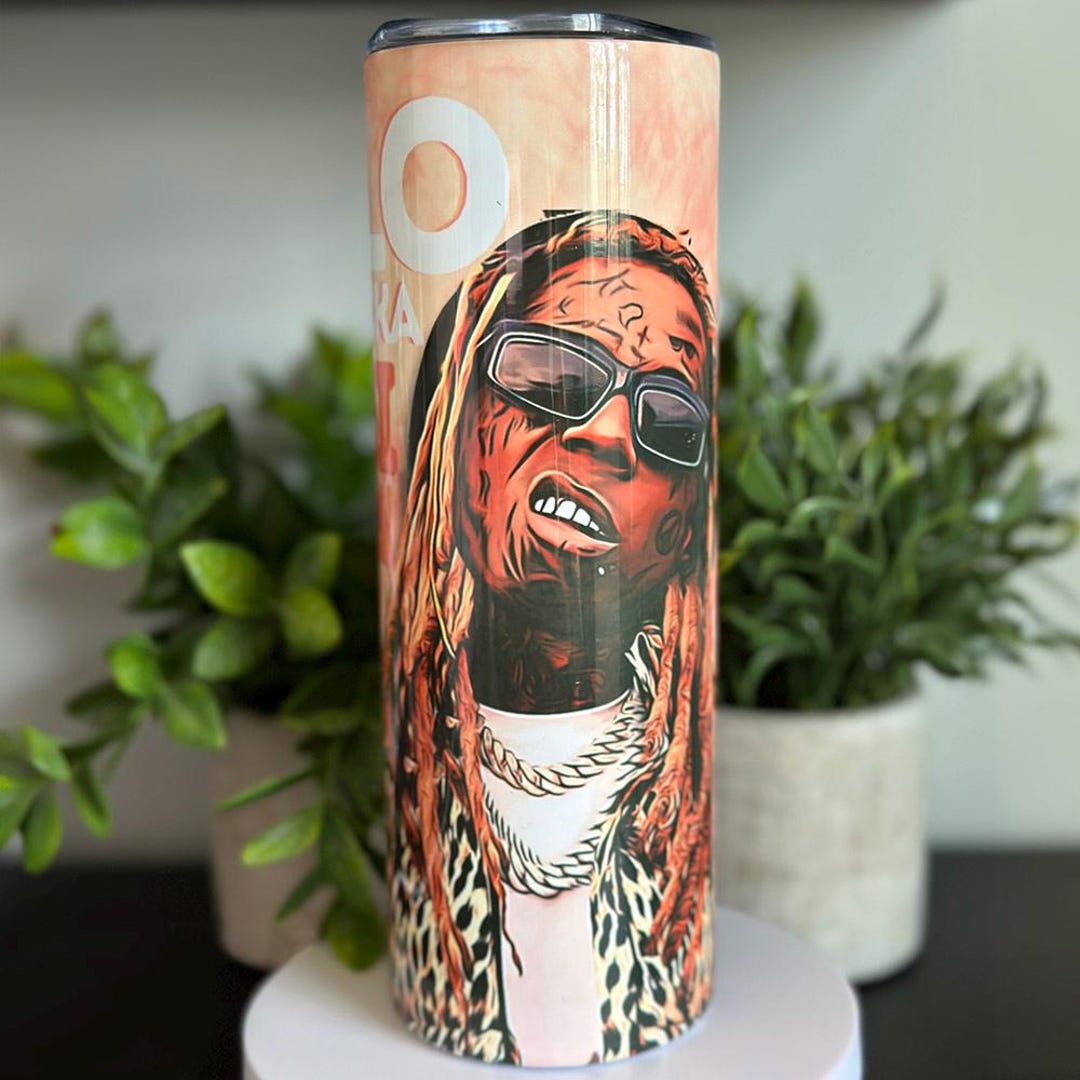 Weezy Rapper Song Lyrics 20oz Stainless Steel Skinny Tumbler Cool and ...