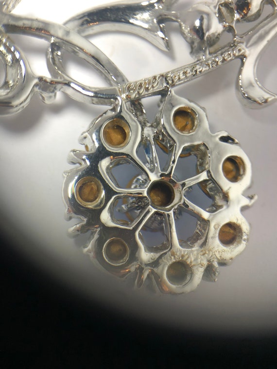 Very pretty vintage Coro marked necklace with ice… - image 4