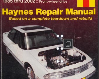 Buick Oldsmobile Pontiac 1985-2000 Haynes 19020 Manual de reparo FWD em tamanho real Manual digital em PDF