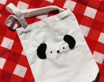 Tote Bag - Tufted - Dog Bear