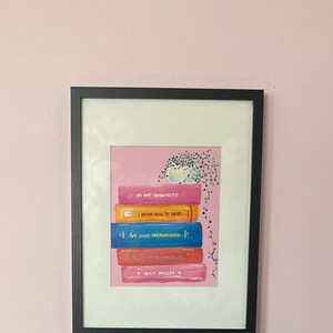 Nick Miller New Girl Book Quote Art Print Literary Art New Girl